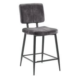 Barkruk Gento Velvet antraciet