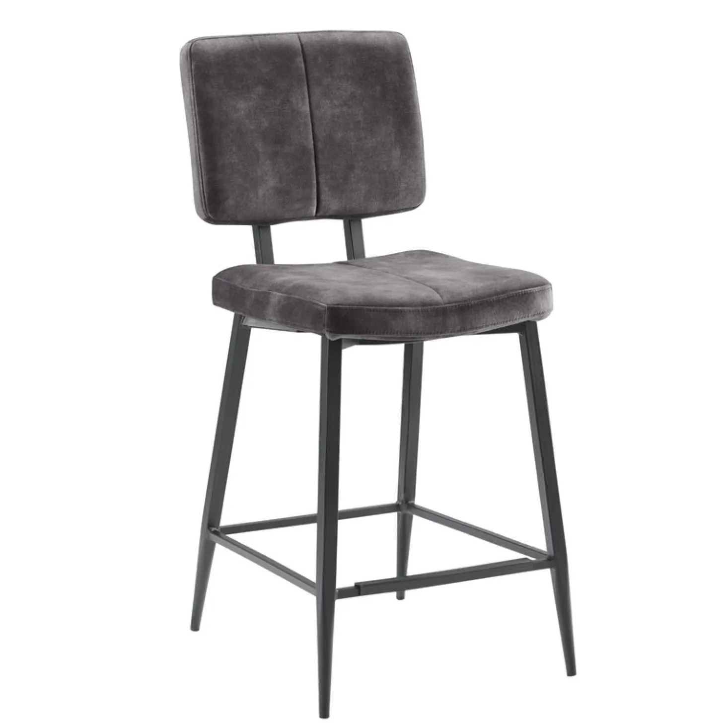 Barkruk Gento Velvet antraciet