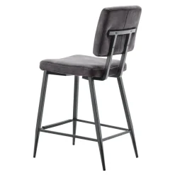 Barkruk Gento Velvet antraciet