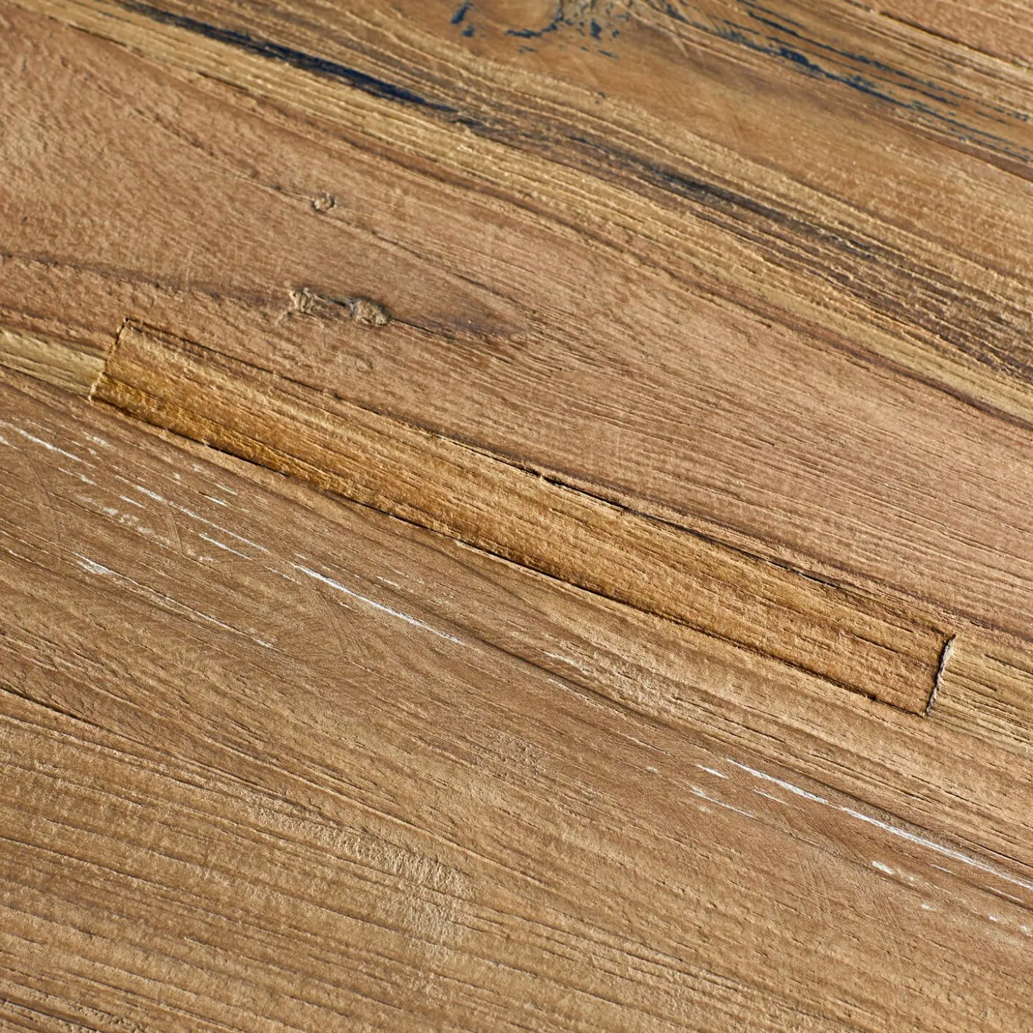 Bartafel Romaro 130x80 cm rechthoekig teak mix rough