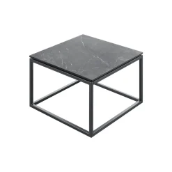 Bijzettafel Lineto (55 Cm) zwart keramiek