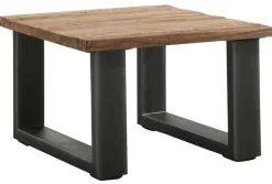 Bijzettafel 65x65 Romaro teakhout mix rough