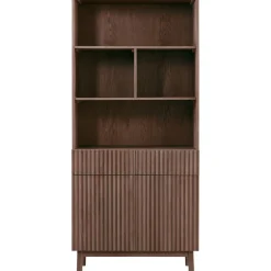 Boekenkast Arrosto Eikenhout 203x90x45 cm Dark Roast