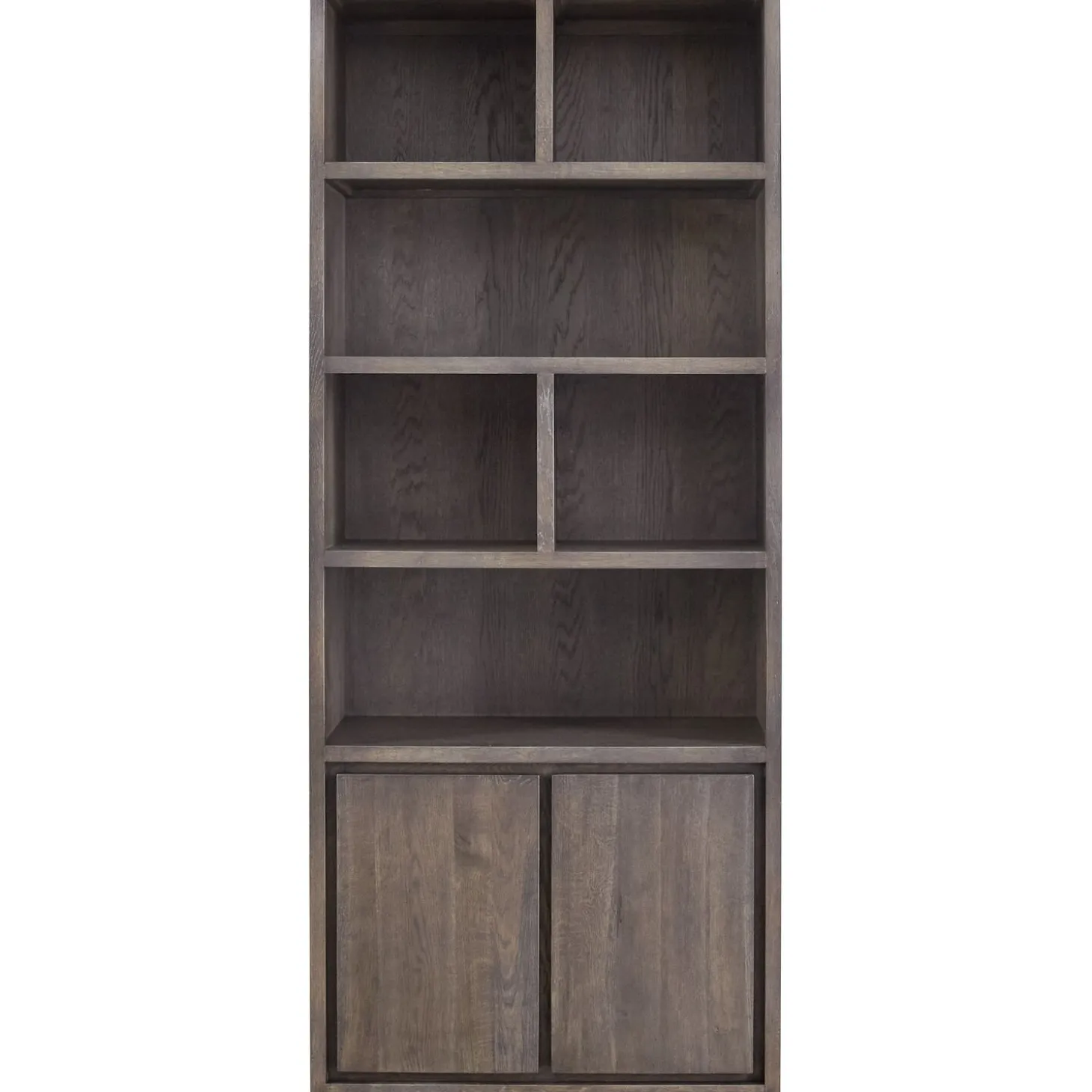Boekenkast Lavio (86 cm) eiken grafiet