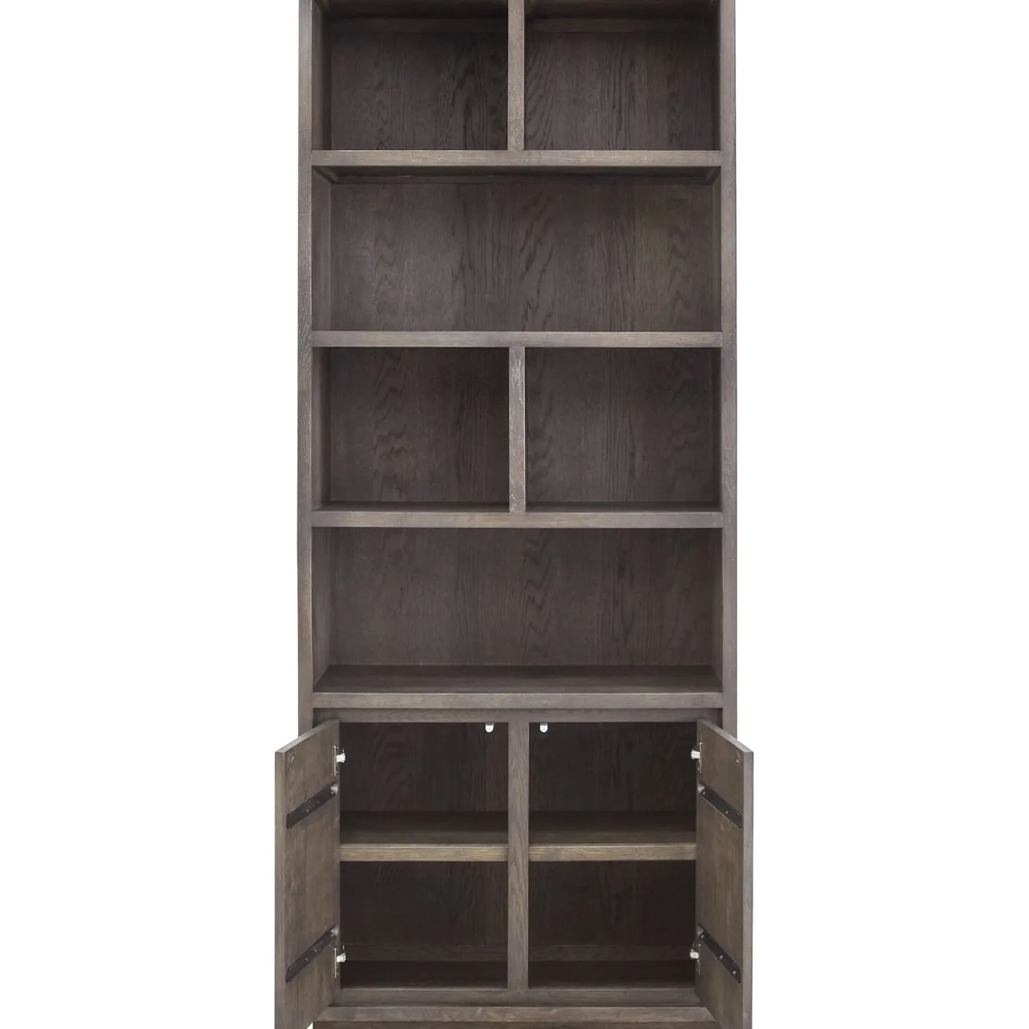 Boekenkast Lavio (86 cm) eiken grafiet
