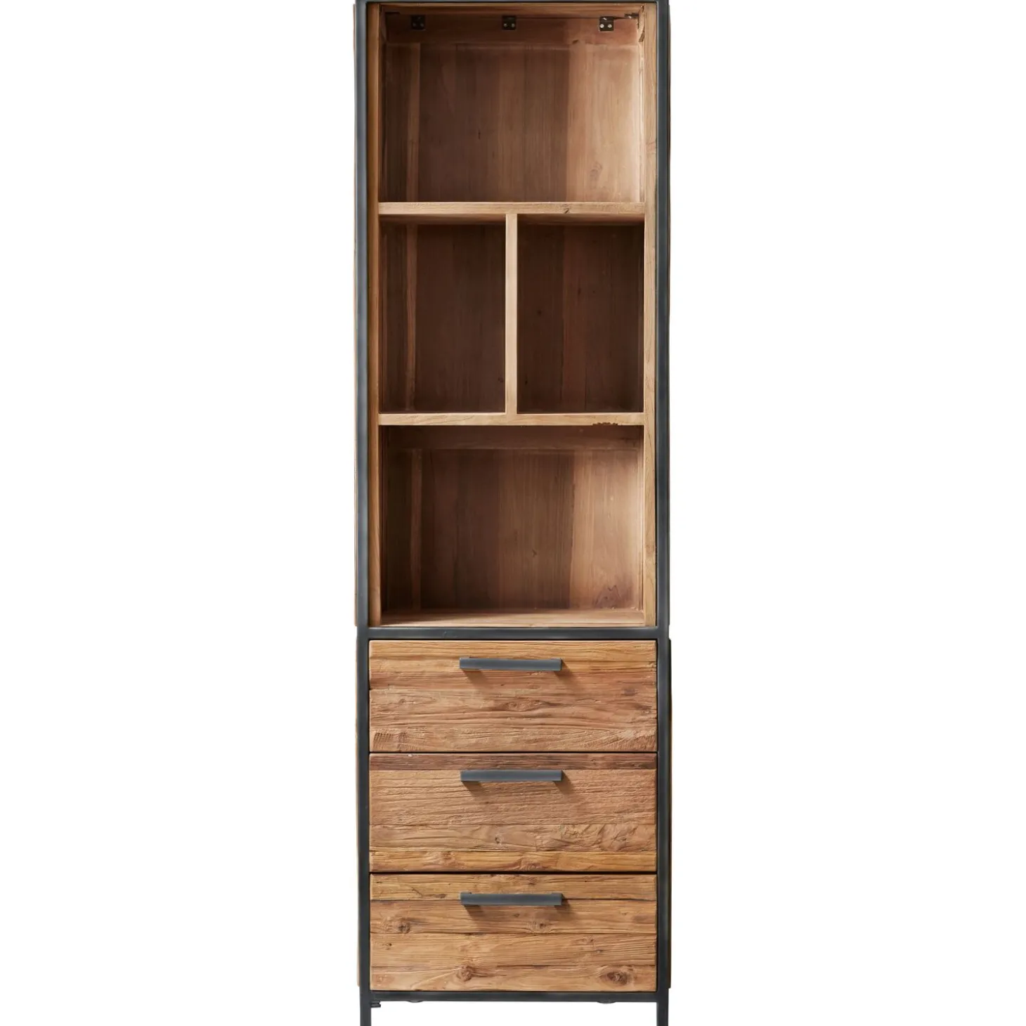 Boekenkast ROMARO (55 CM) teakhout mix rough