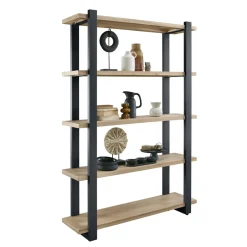 Boekenkast VERATO (150 CM) naturel grey