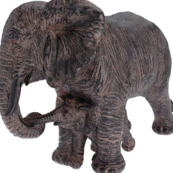 Decoratiebeeld Mussolente Olifant met baby