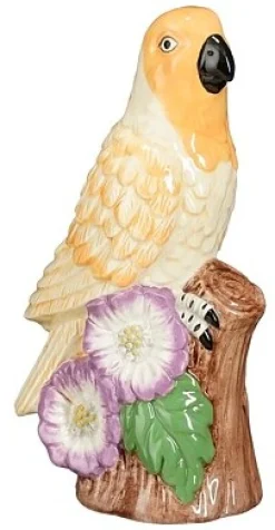 Decoratiebeeld Palmoli Papegaai oranje
