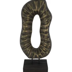 Decoratiebeeld Positano S goud zwart