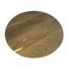 Decoratieschaal Lomnato Naturel hout 40 cm rond