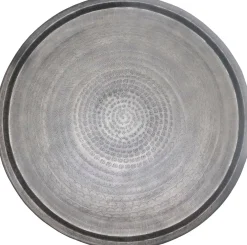 Decoratieschaal Trodena 58 cm rond zwart