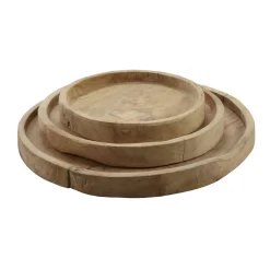 Dienblad Scaffale Rond 40 teak wortel