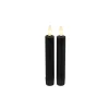 Dinerkaars Benevento LED small zwart rond set van 2