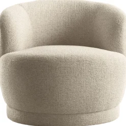 Draaifauteuil Fiumi Beige
