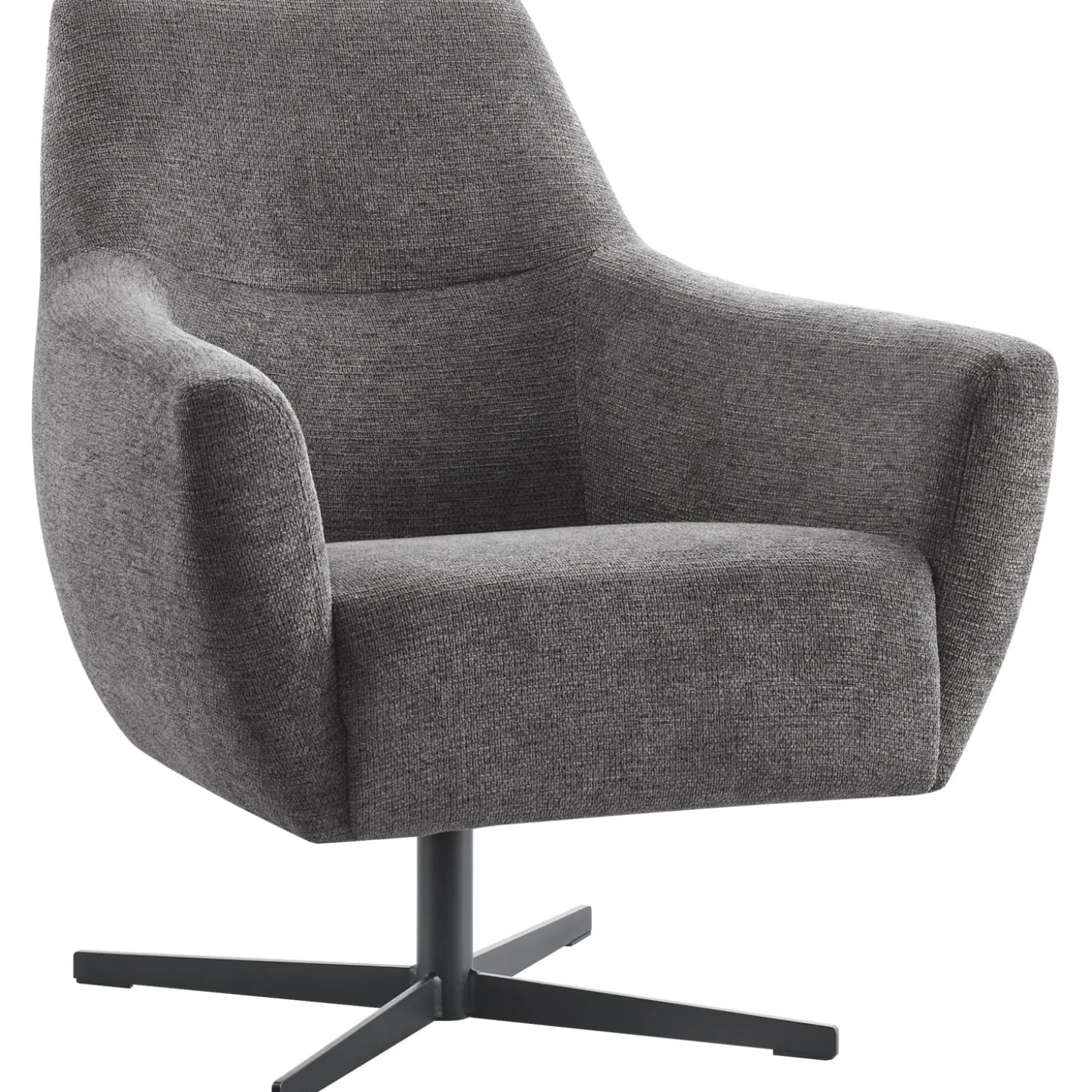 Draaifauteuil Gudo Donkergrijs