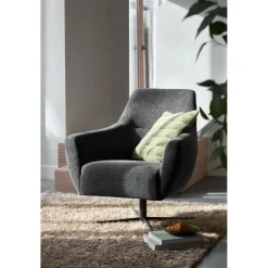 Draaifauteuil Gudo Donkergrijs