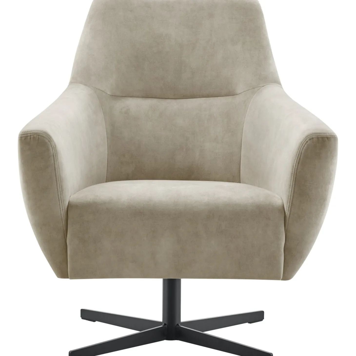 Draaifauteuil Gudo Velvet beige