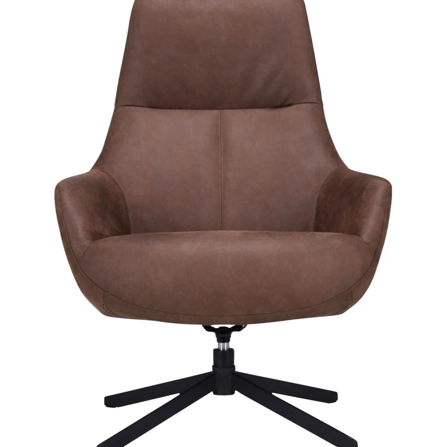 Draaifauteuil Vaneze Microleder bruin