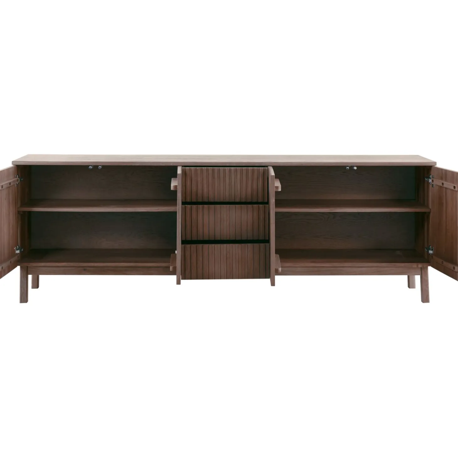 Dressoir Arrosto Eikenhout 76x225x45 cm Dark Roast