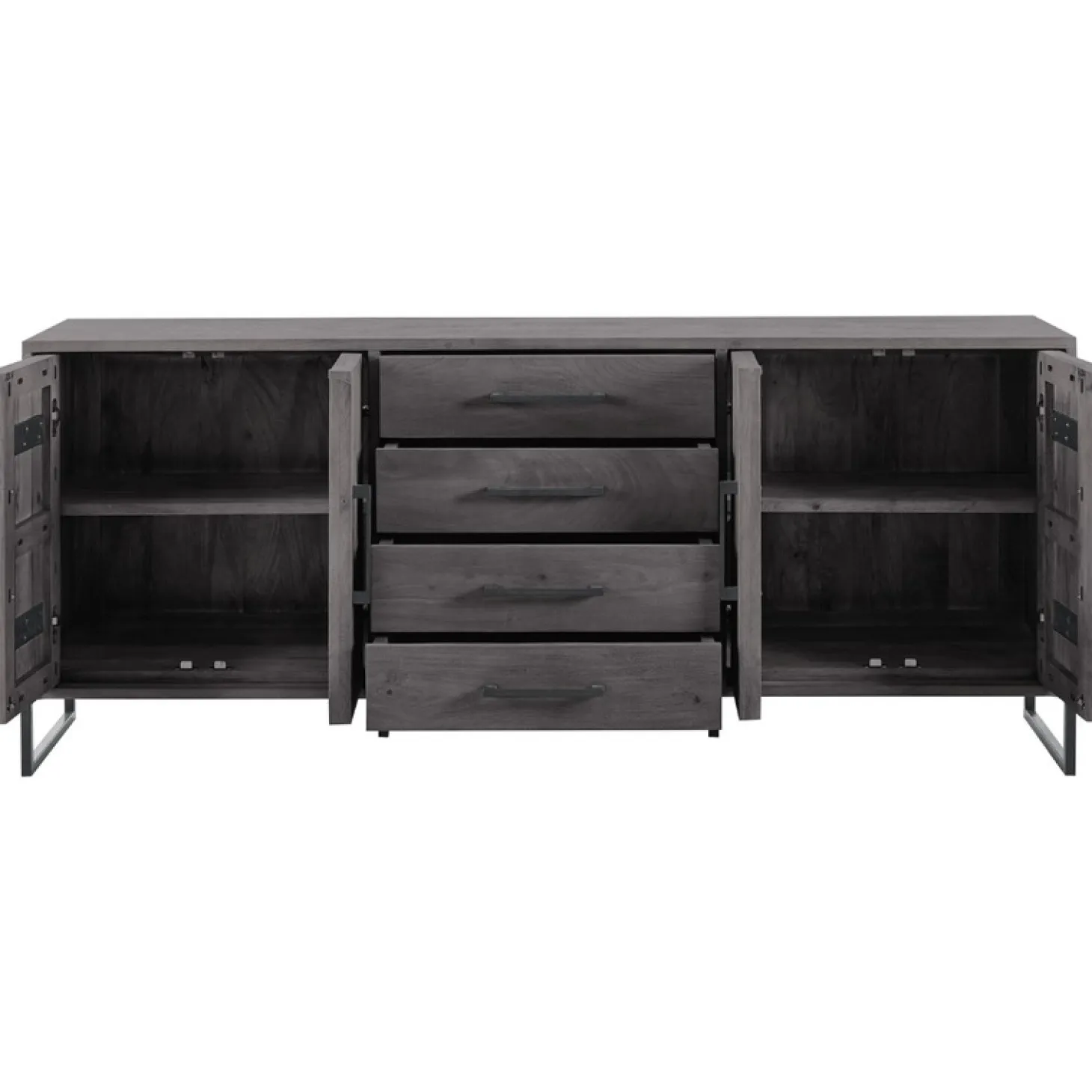Dressoir Piastra 188 cm zwart