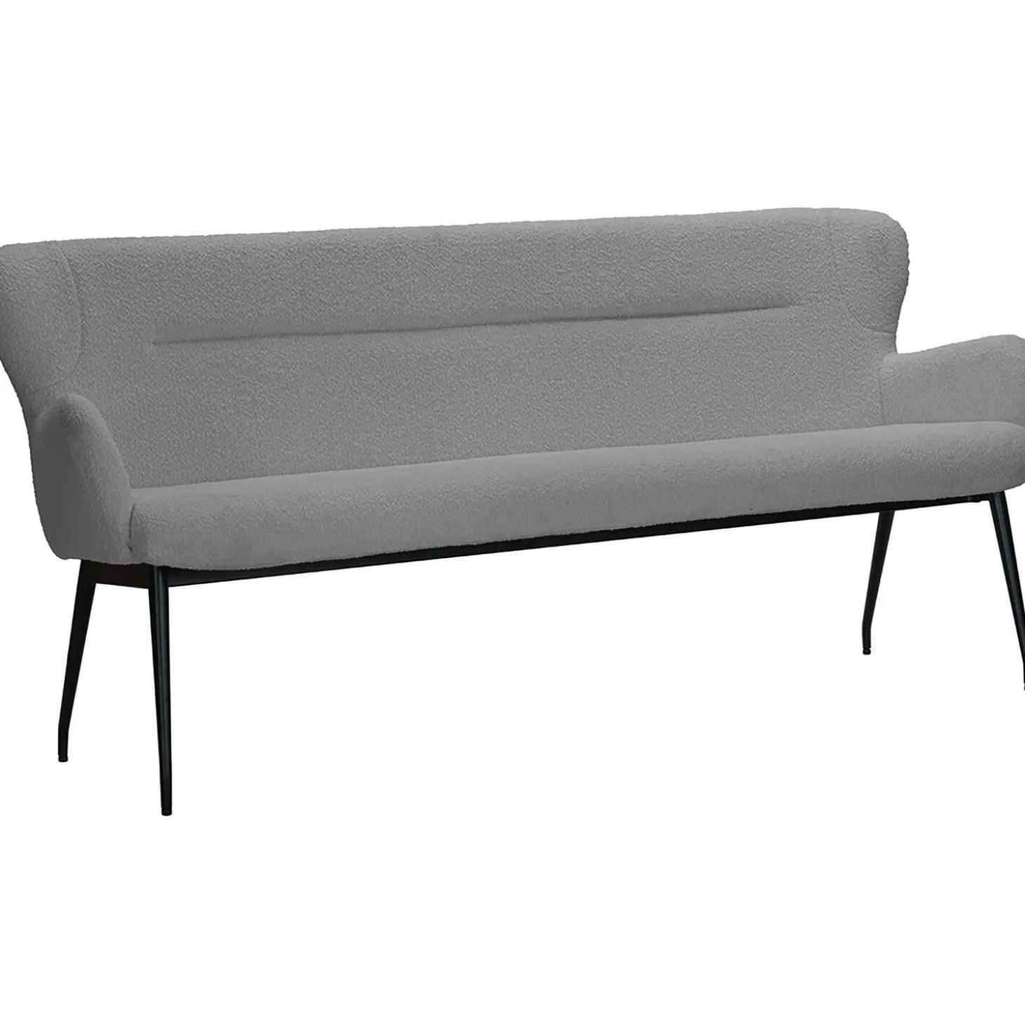 Eetkamerbank Lembo 190 cm grijs