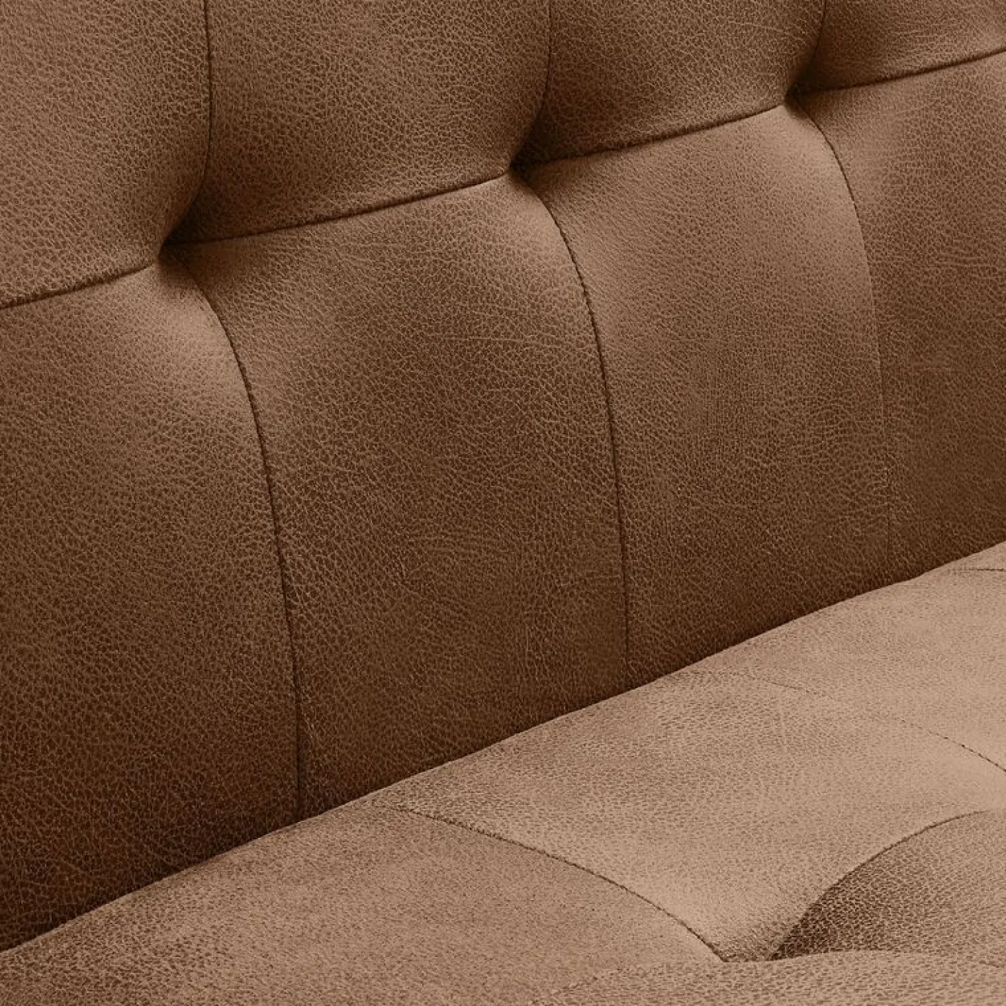 Eetkamerbank Oro 170 cm microleder bruin