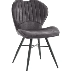 Eetkamerstoel Castione Velvet antraciet