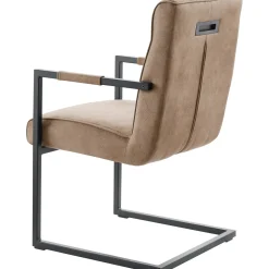 Eetkamerstoel Dantero Microvezel taupe