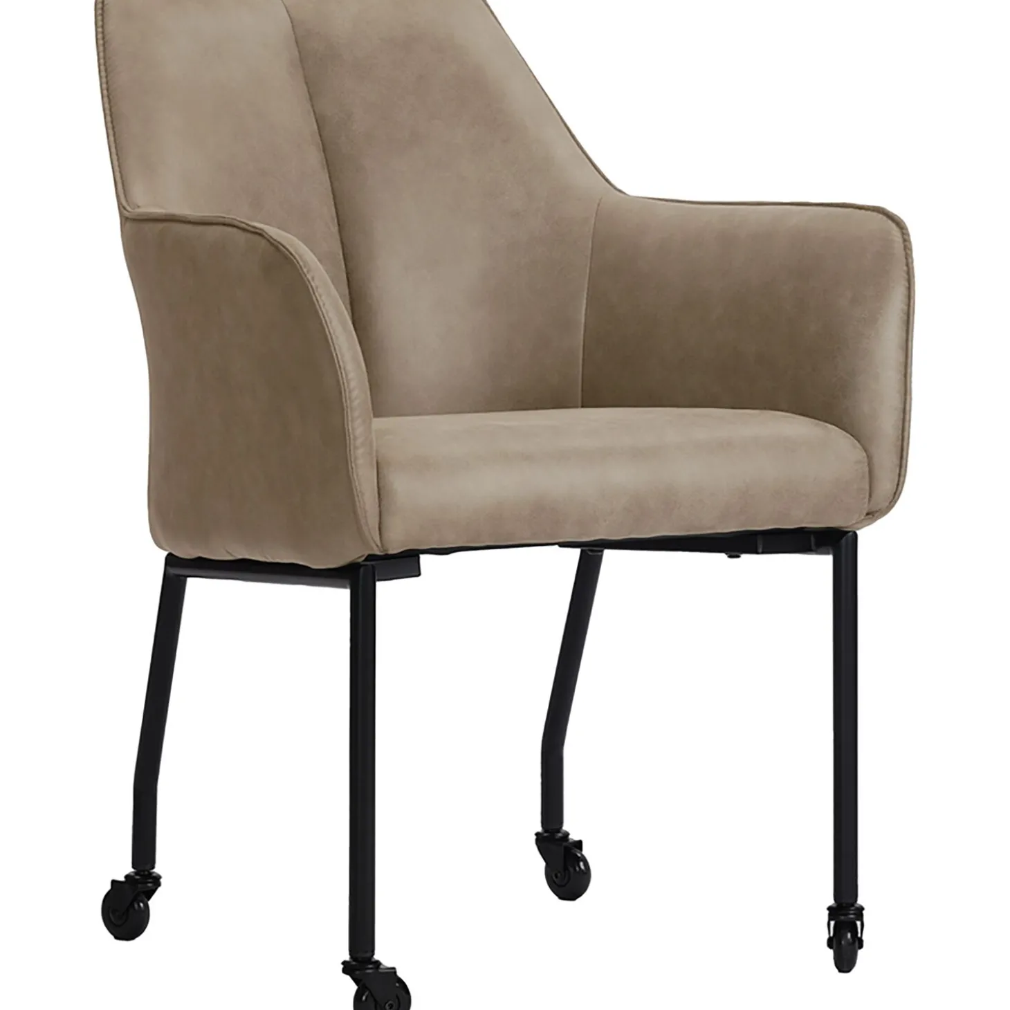 Eetkamerstoel Dura Microvezel taupe