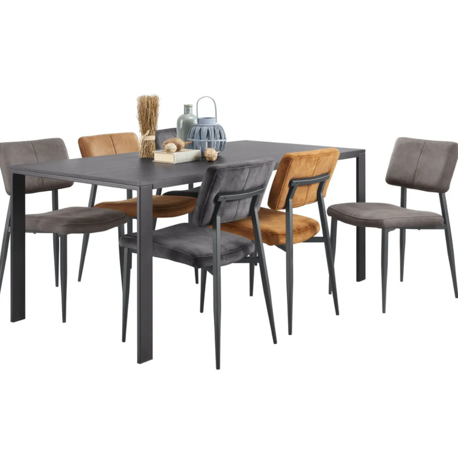 Eetkamerstoel Gento Microvezel antraciet