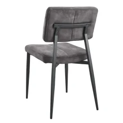 Eetkamerstoel Gento Velvet antraciet