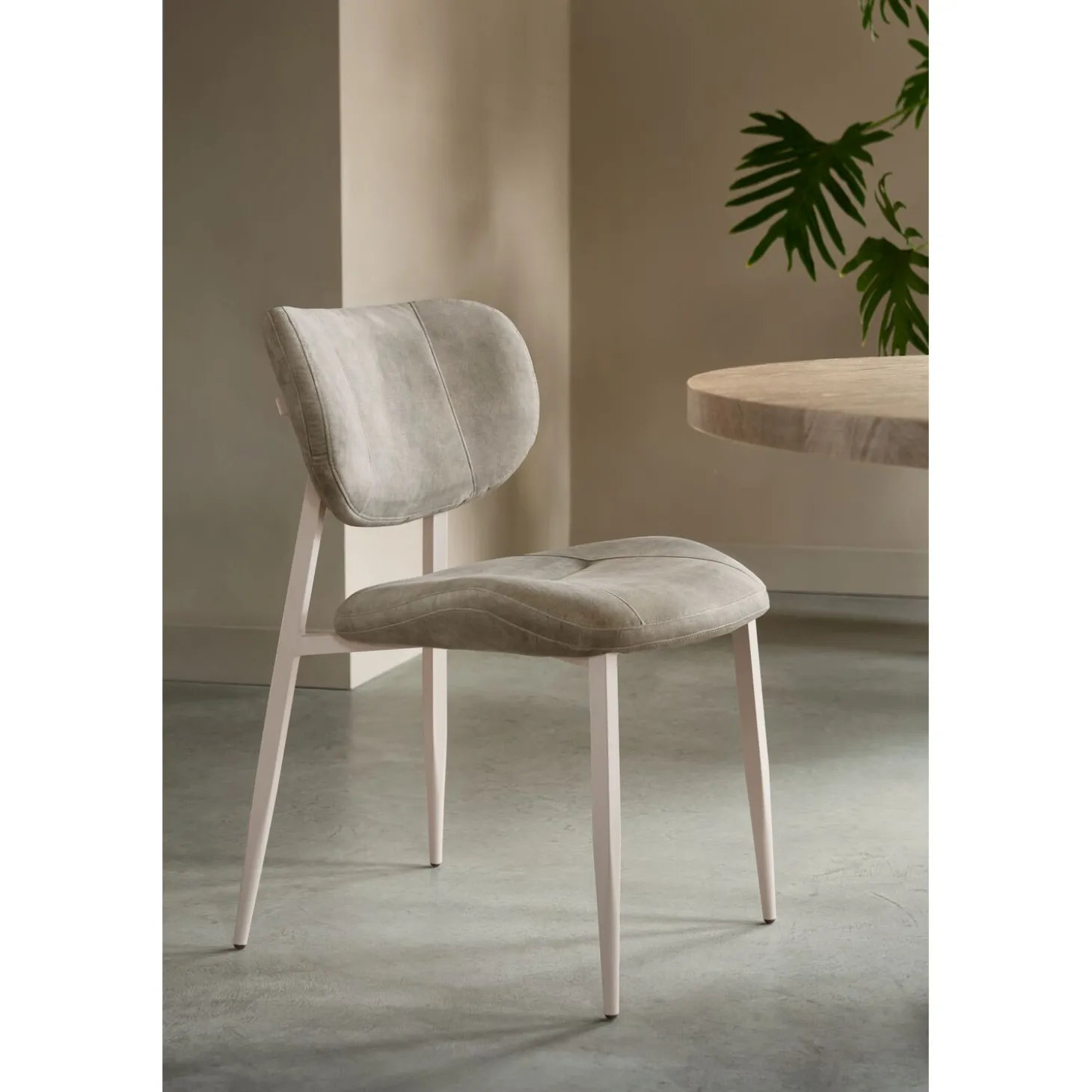 Eetkamerstoel Gomba Velvet beige