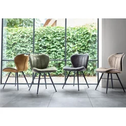 Eetkamerstoel Tantini Microvezel taupe