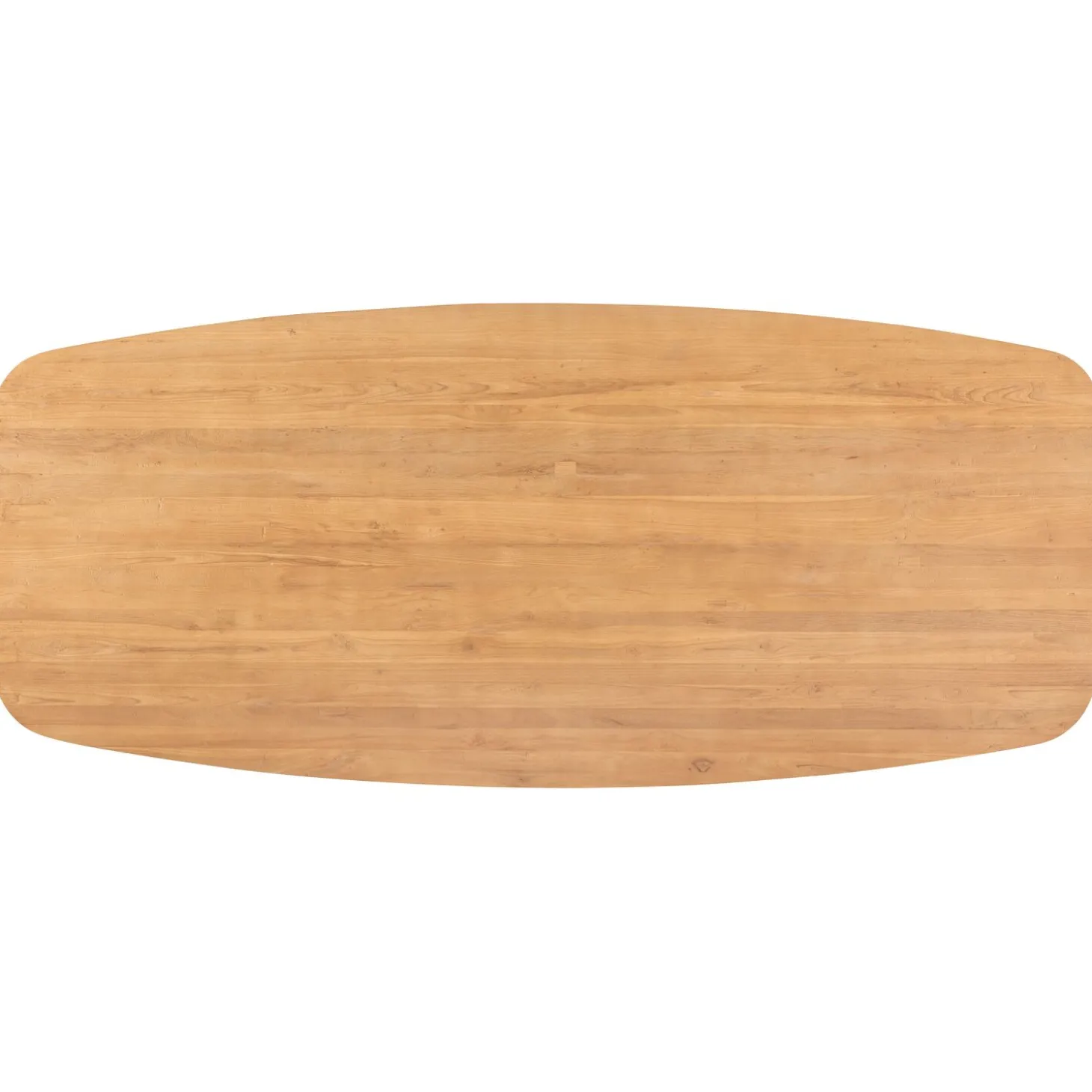 Eettafel Aska Teak 220x100 cm Deens ovaal naturel brushed