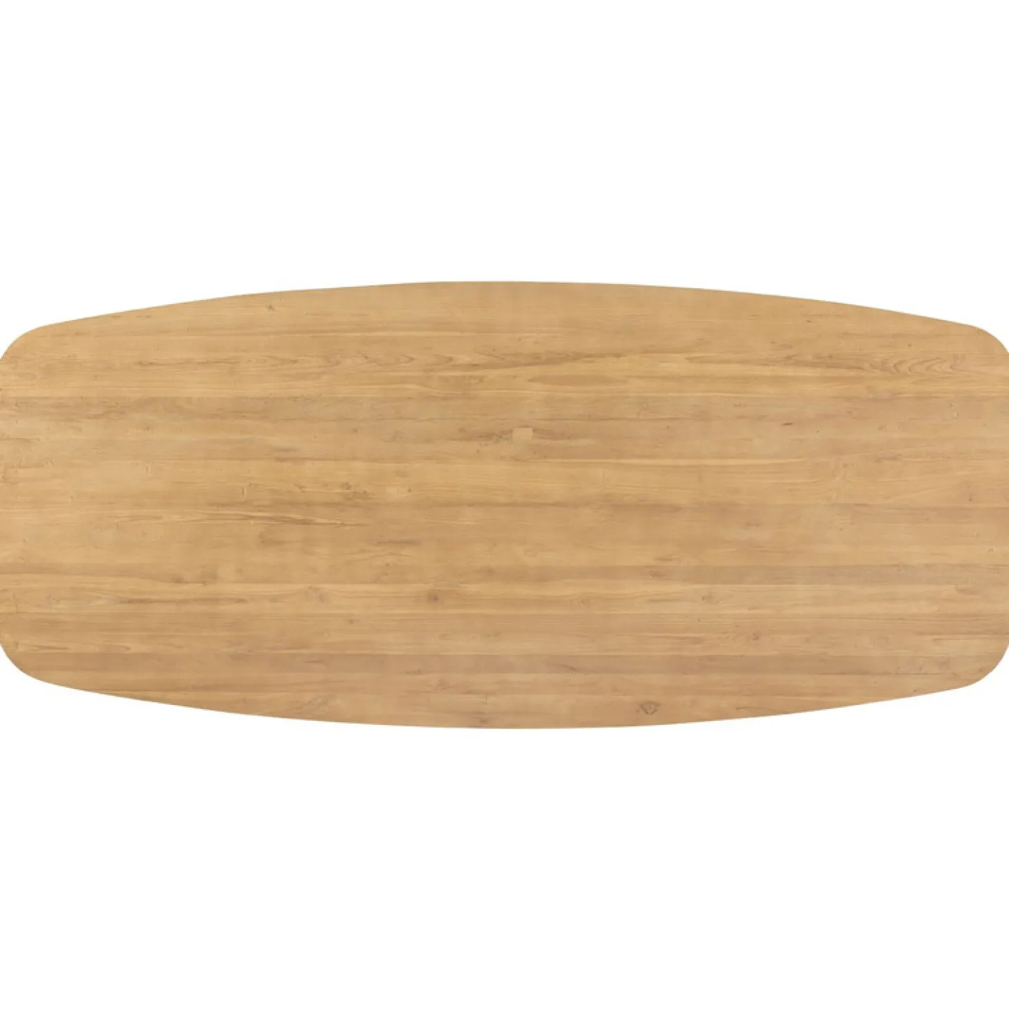 Eettafel Aska Teak 260x110 cm Deens ovaal naturel brushed