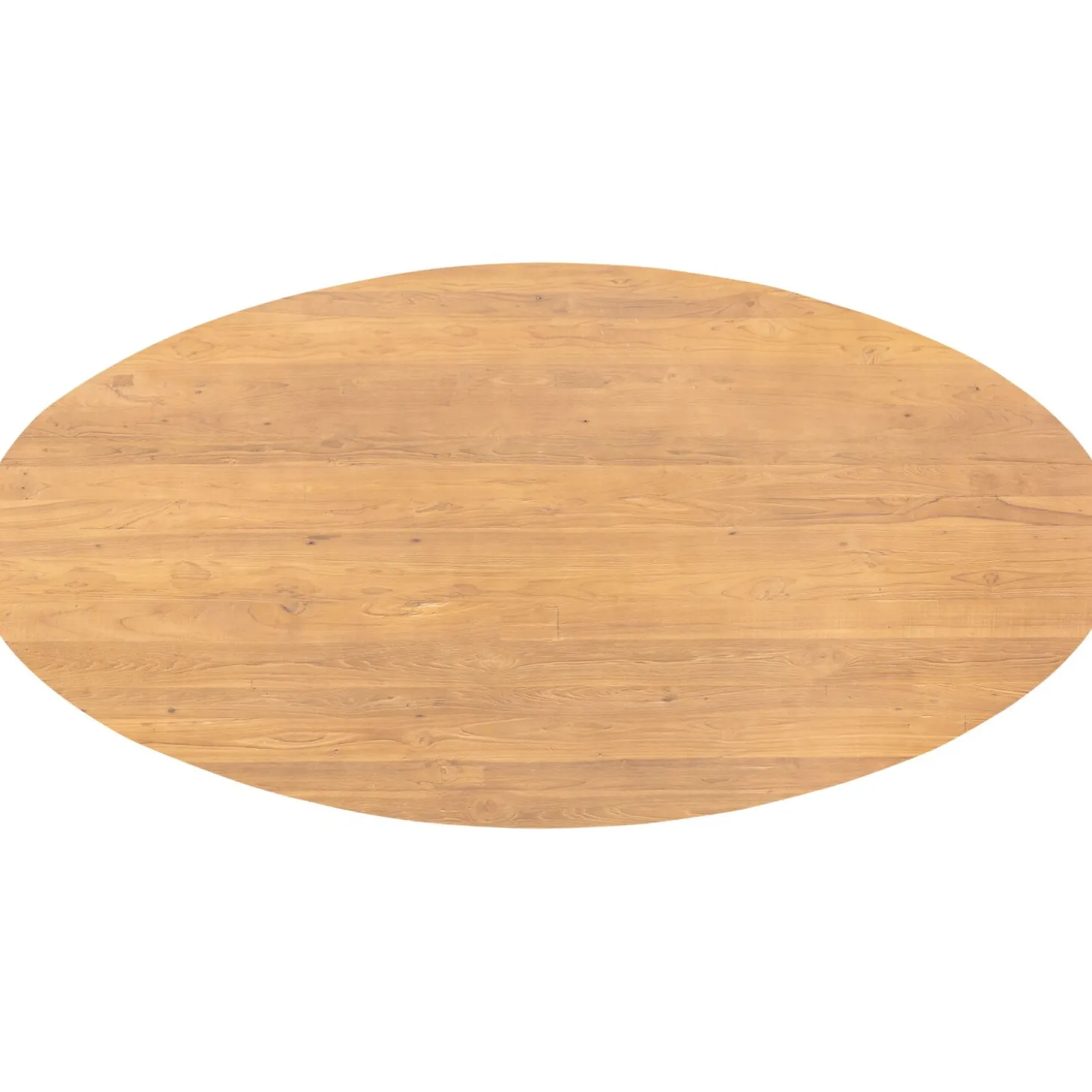 Eettafel Aska Teak 200x100 cm ovaal naturel brushed