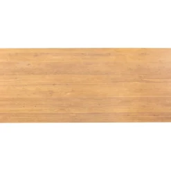 Eettafel Aska Teak 160x90 cm rechthoekig naturel brushed