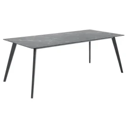 Eettafel Lineto 180x90 keramiek zwart