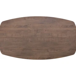 Eettafel Mascaro 190x102 cm Deens ovaal dark mango