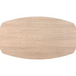 Eettafel Mascaro 220x120 cm Deens ovaal misty oak
