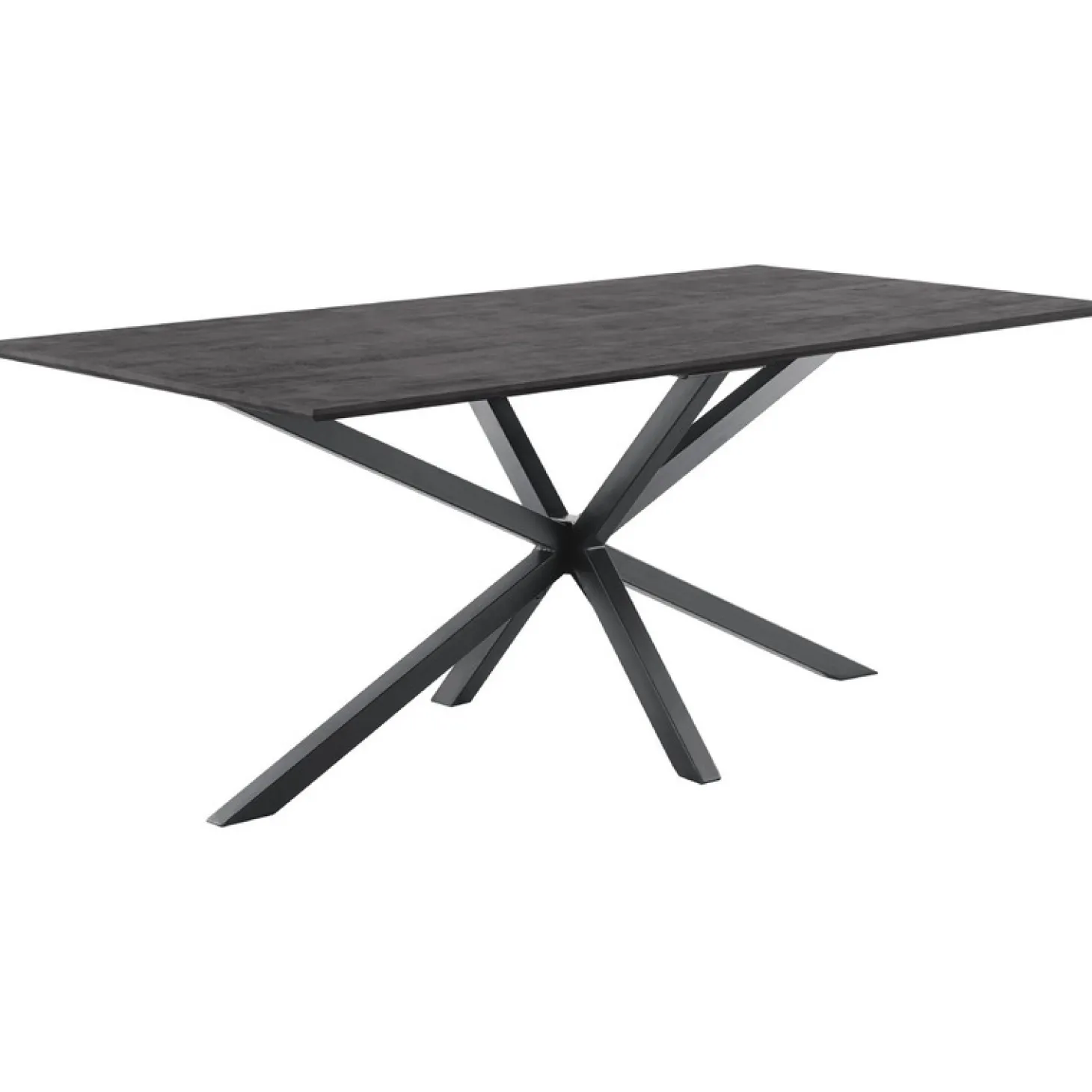 Eettafel Piastra 190x95 cm rechthoekig zwart