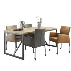 Eettafel Ricardi 190x90 cm rechthoekig mango