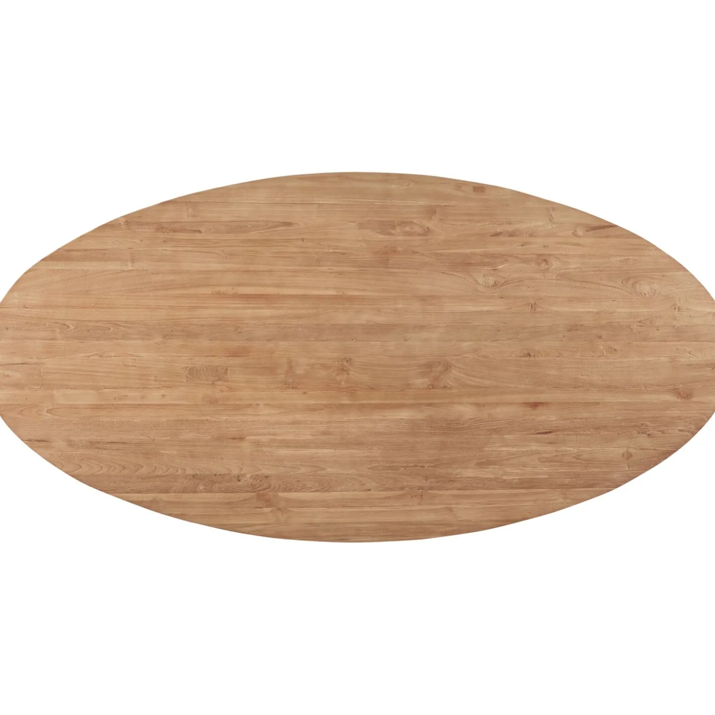 Eettafel Romaro Teakhout 200x100 cm ovaal mix rough