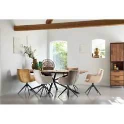 Eettafel Romaro Teakhout 200x95 cm rechthoekig mix rough