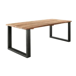 Eettafel Romaro 140x80 teak mix rough