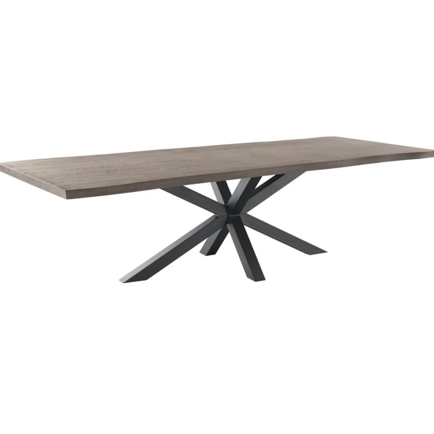Eettafel Tavolo Eikenhout 280x110 cm rechthoekig grijs