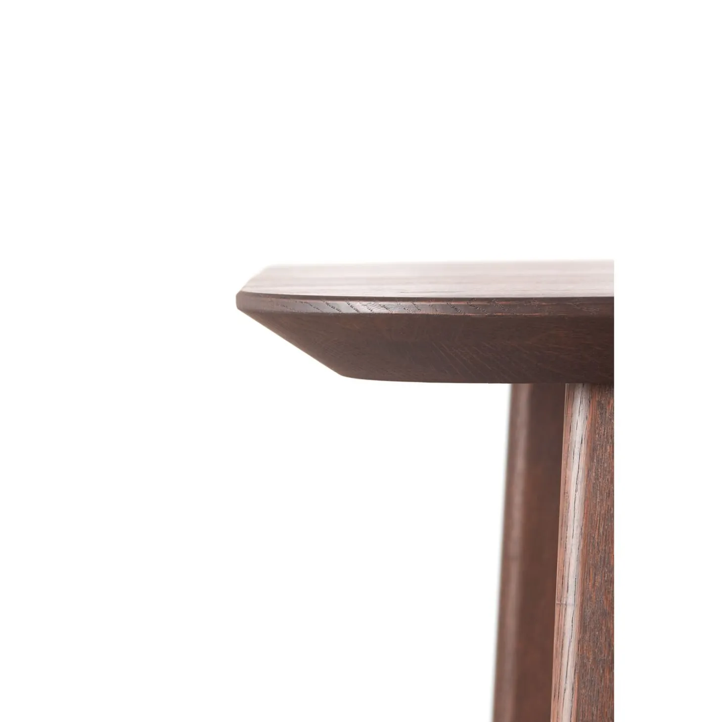 Eettafel Tavolo Eikenhout 220x100 cm rechthoekig donkerbruin