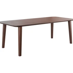 Eettafel Tavolo Eikenhout 220x100 cm rechthoekig donkerbruin