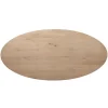 Eettafel Tavolo Eikenhout 260x125 cm ovaal naturel grijs